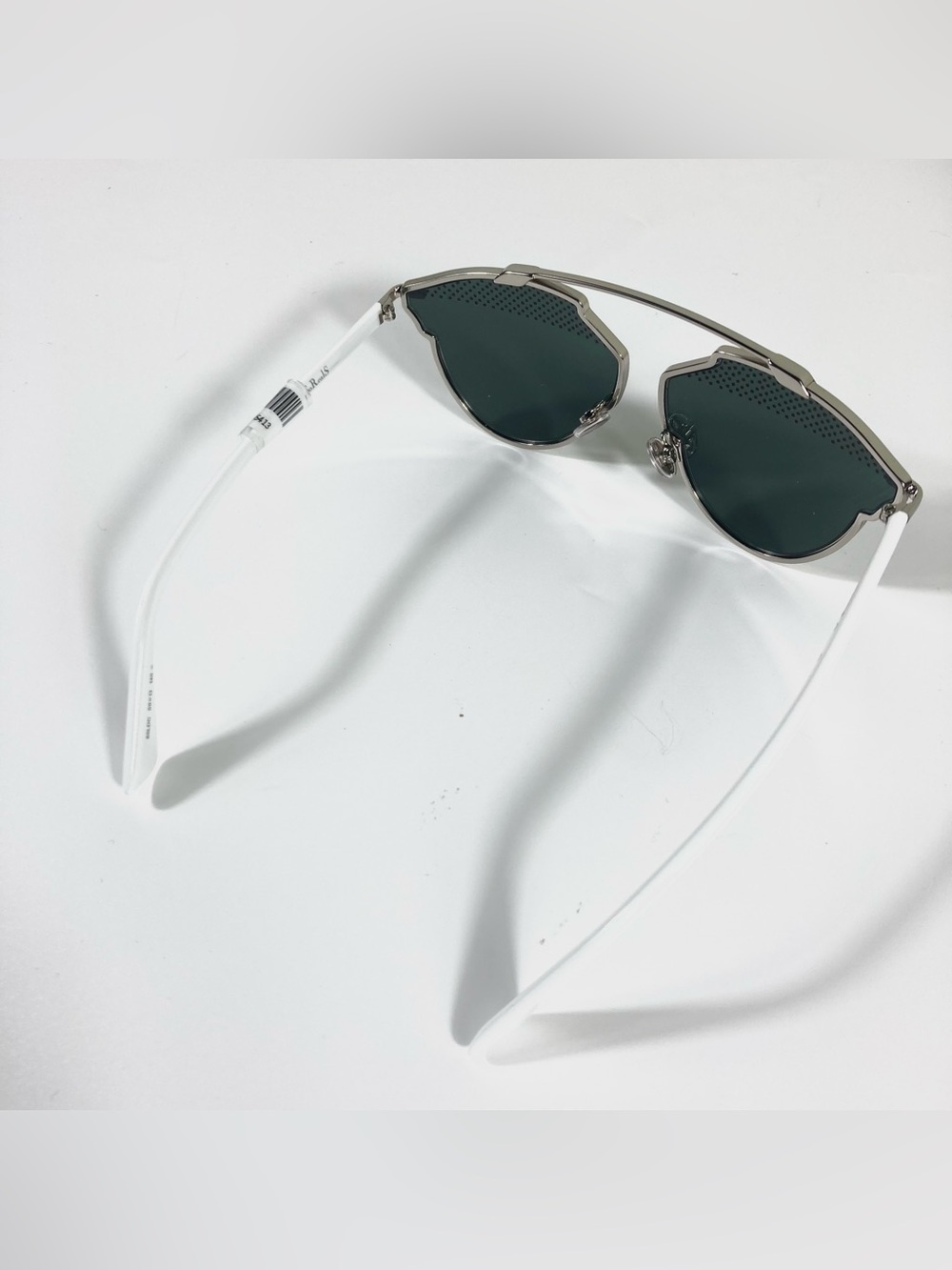 Christian Dior So RealS Studded 85LDC Palladium White Sunglasses Mirror NWT - Picture 4 of 17